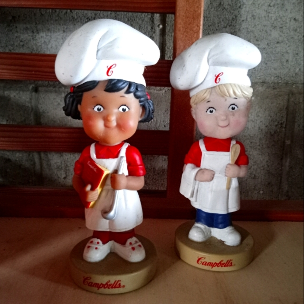 Campbell's Soup collectors bobbleheads